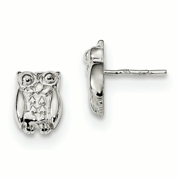 925 Sterling Silver Polished & Textured Square Post Earrings 925 Sterling Silver Polished & Textured Square Post Earrings